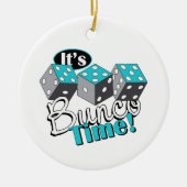 Het is Bunco tijd! Keramisch Ornament (Voorkant)