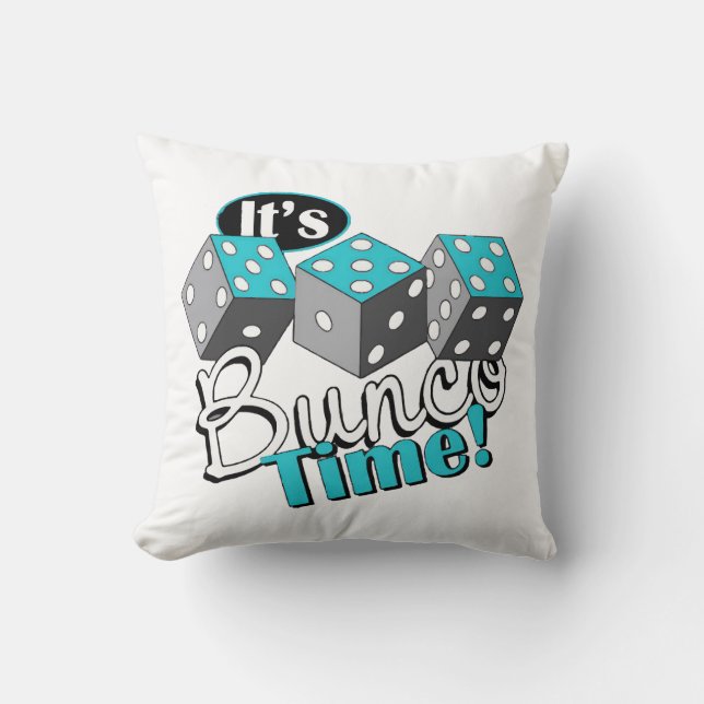 Het is Bunco-tijd! Kussen (Voorkant)