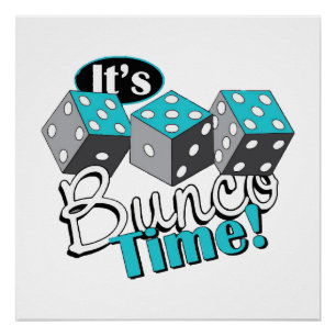 Het is Bunco tijd! Perfect Poster