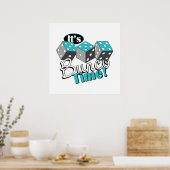 Het is Bunco-tijd! Poster (Keuken)