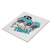 Het is Bunco-tijd! Tegeltje (Zijkant)