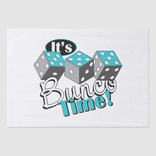 Het is Bunco tijd! Tissuepapier (Voorkant)