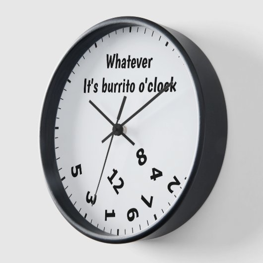 Het is Burrito O O'Clock Grappig Mexicaans Eten Re (Hoek)