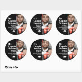 Het is Cappin Season Afstuderen Classic Round Stic Ronde Sticker (Vel)