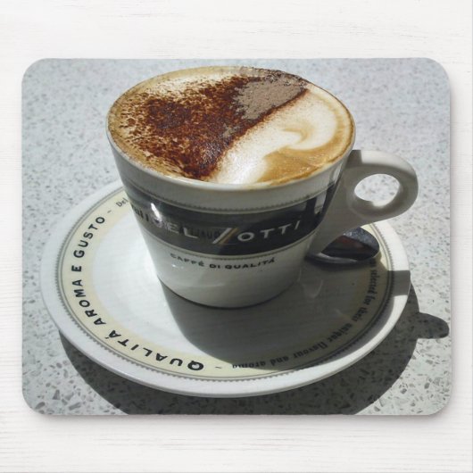 Het is Cappuccino-tijd Muismat (Voorkant)