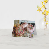 Het is Chouette Nest NoteCard. Kaart (Gele Bloem)