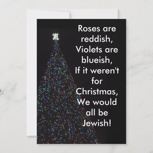 HET IS CHRISTMAS DARN HET! Feestdagen kaart (Voorkant)