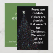 HET IS CHRISTMAS DARN HET! Feestdagen kaart (Voorkant / Achterkant)