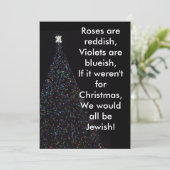 HET IS CHRISTMAS DARN HET! Feestdagen kaart (Staand voorkant)