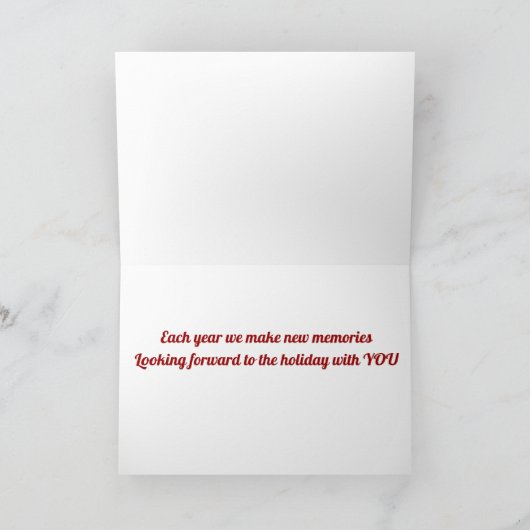 HET IS CHRISTMAS TWINHOPE HET SPECIAAL ZOALS U IS FEESTDAGEN KAART (Binnen)