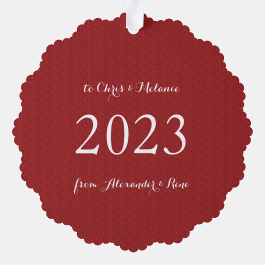 Het is Christmastime in Texas Ornament Kaart (Achterkant)