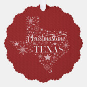 Het is Christmastime in Texas Ornament Kaart (Voorkant)