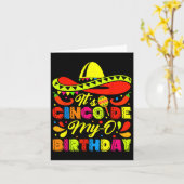 Het is Cinco de My-o verjaardag, geboren op een Me Kaart (Gele Bloem)