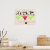 Het is Cocktail Hour Poster (Keuken)