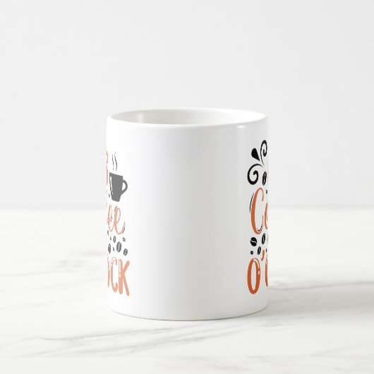 Het is Coffee O-klok Coffee-Mok Koffiemok (Center)