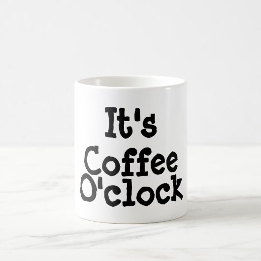 Het is Coffee O-klok Mok (Center)