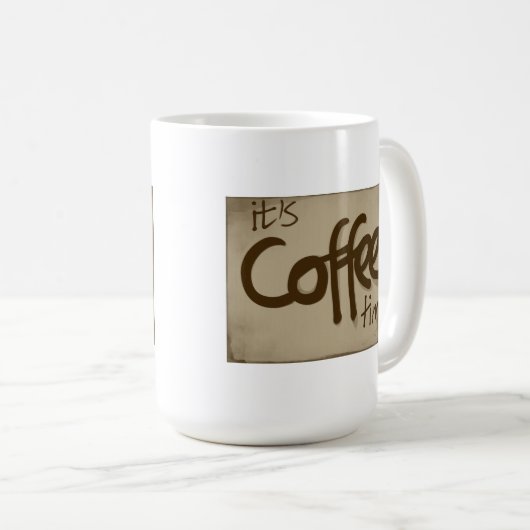 Het is Coffee Time Mok (Voorkant rechts)