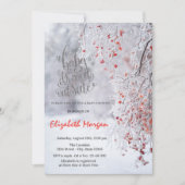 Het is Cold Winter Wonderland Red Baby shower Kaart (Voorkant)