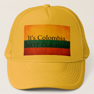 "Het is Colombia, niet Colombia" Trucker Pet