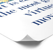 Het is compassie het meest - compassie citaat poster (Hoek)