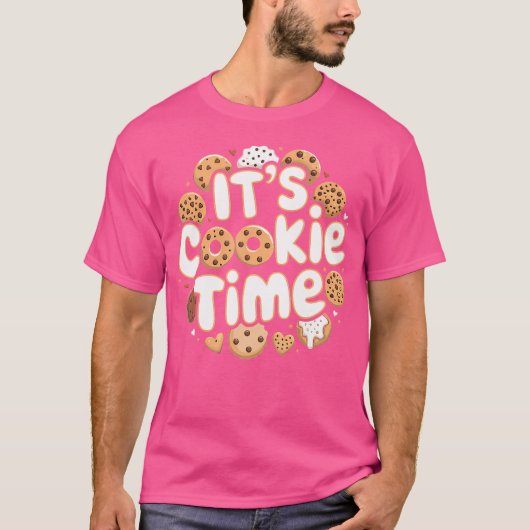 Het is Cookie Time Scout Girl Funny Cookie Dealer T-shirt (Voorkant)