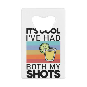 Het is cool, ik heb beide shots gehad Funny Tequil Creditkaart Flessenopener