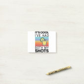 Het is cool, ik heb beide shots gehad Funny Tequil Post-it® Notes (Op bureau)