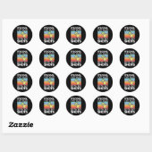 Het is cool, ik heb beide shots gehad Funny Tequil Ronde Sticker (Vel)