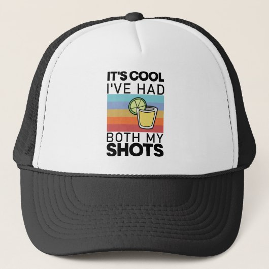 Het is cool, ik heb beide shots gehad Funny Tequil Trucker Pet (Voorkant)
