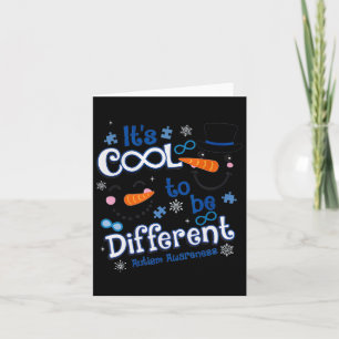 Het is cool Kerstmis om anders te zijn - Autisme b Kaart