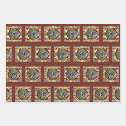 Het is cool, Mr Fox Inpakpapier Vel (Voorkant)