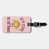 Het is cool om aardig te zijn bagagelabel (Voorkant horizontaal)