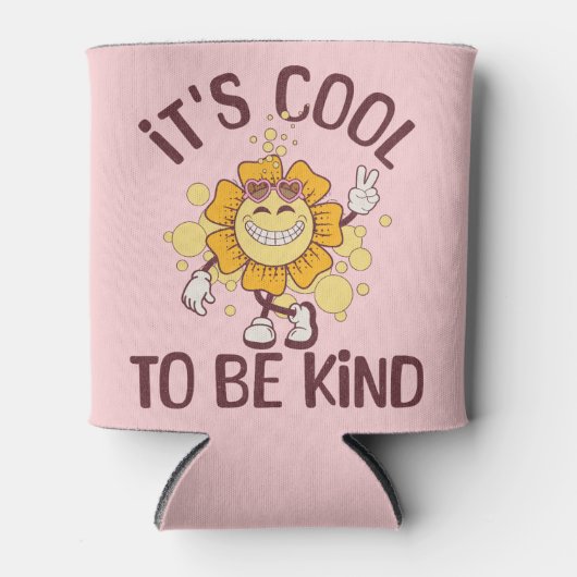 Het is cool om aardig te zijn blikjeskoeler (Voorkant)
