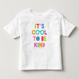 Het is cool om aardig te zijn kinder shirts
