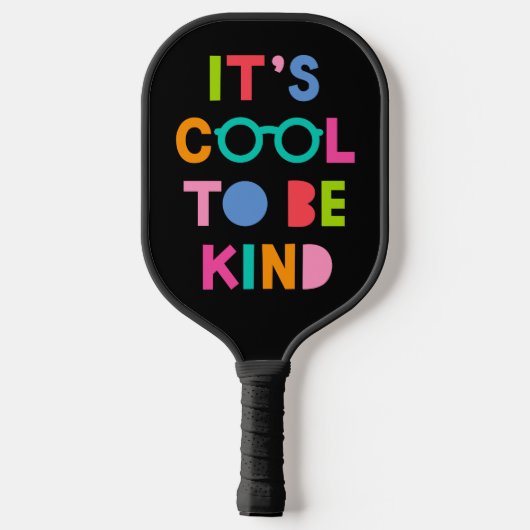 Het is cool om aardig te zijn pickleball paddle (Achterkant)