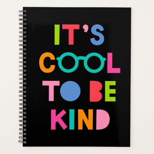 Het is cool om aardig te zijn planner (Voorkant)