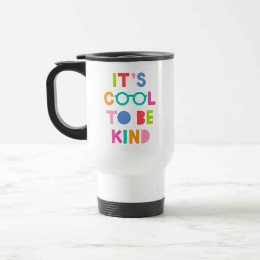 Het is cool om aardig te zijn reisbeker (Links)