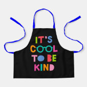 Het is cool om aardig te zijn schort (Voorkant)