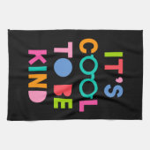 Het is cool om aardig te zijn theedoek (Horizontaal)