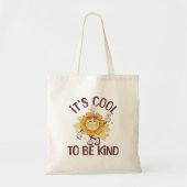 Het is cool om aardig te zijn tote bag (Voorkant)