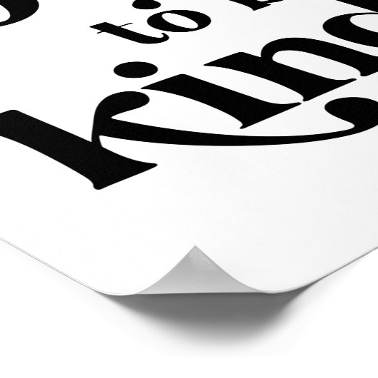 Het is Cool om een soort  Retro Font te zijn Poster (Hoek)