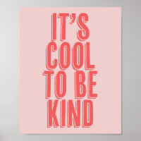 Het is Cool om een soort roze en rood te zijn