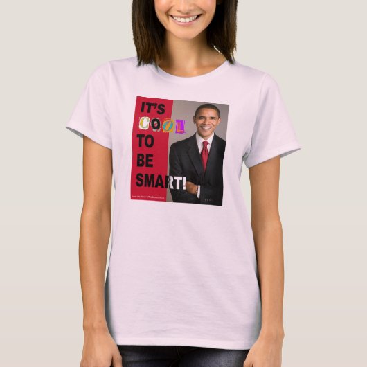 Het is cool om slim te zijn! T-Shirt (Voorkant)