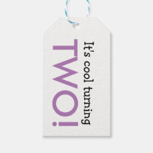 Het is cool om twee te worden Kind verjaardag cade