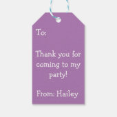 Het is cool om twee te worden Kind verjaardagscade Cadeaulabel (Achterkant)