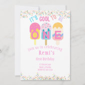 Het is Cool to Be One, Popsicie thema verjaardagsf Kaart (Voorkant)