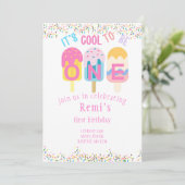 Het is Cool to Be One, Popsicie thema verjaardagsf Kaart (Staand voorkant)
