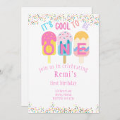Het is Cool to Be One, Popsicie thema verjaardagsf Kaart (Voorkant / Achterkant)