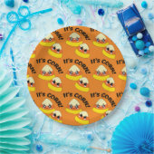 Het is CORN. Candy Corn Halloween Papieren Bordje (Feest)