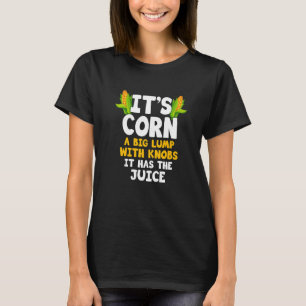 Het is Corn Corn Cob. Het heeft de Juice Farming T-shirt